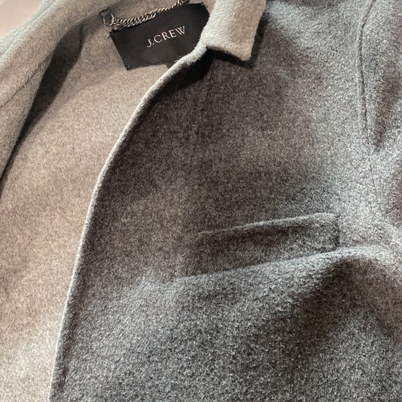 Women's J.Crew Leighton Blazer Jacket Double Faced Wool Size 2 Charcoal BJ930 - Picture 10 of 10